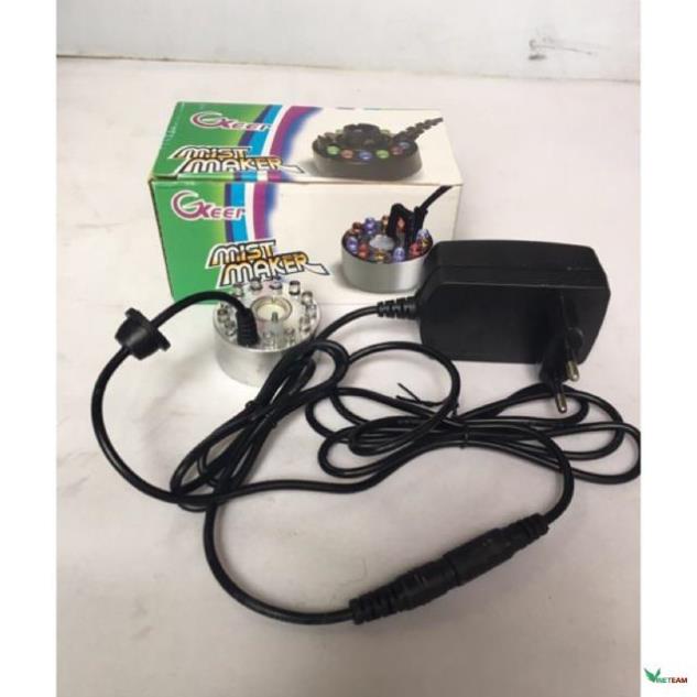 Máy tạo khói phun sương có đèn led thay đổi màu kèm nguồn 24v -dc4459