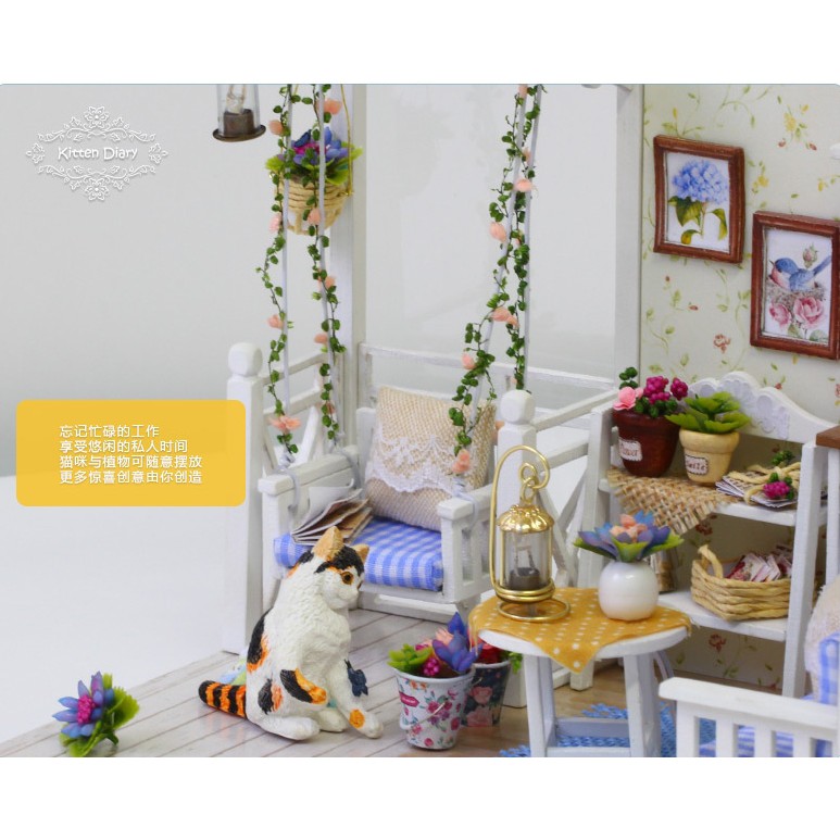 DIY Doll house - Nhà búp bê - Nhật Ký Mèo Con