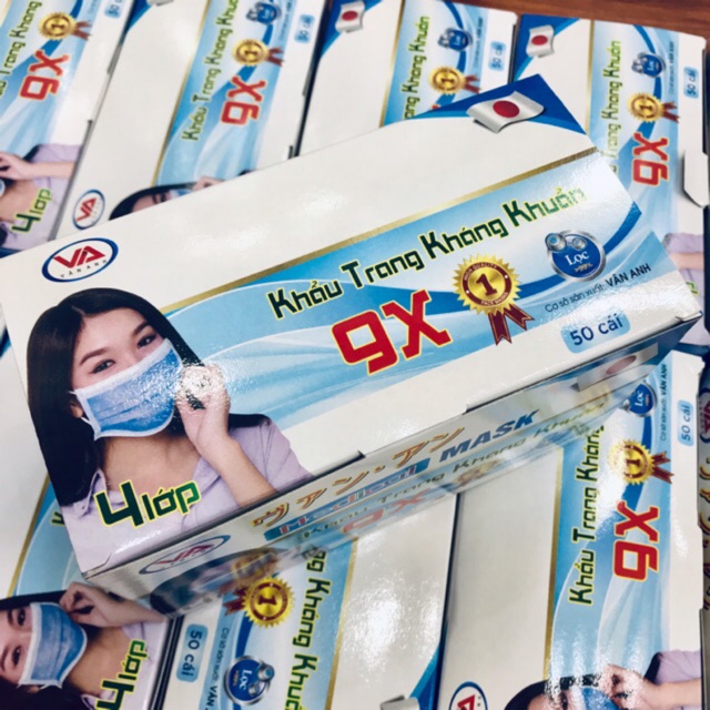 Khẩu trang cho thợ nail tránh bụi, bẩn, tránh mùi ( hộp 50c)