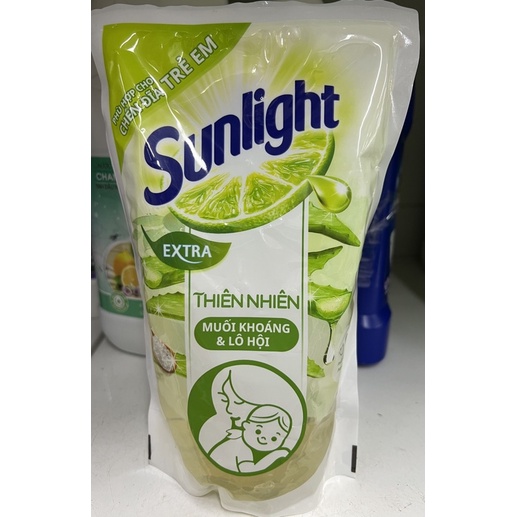 Nước rửa chén sunlight thiên nhiên túi 550g(hàng km)