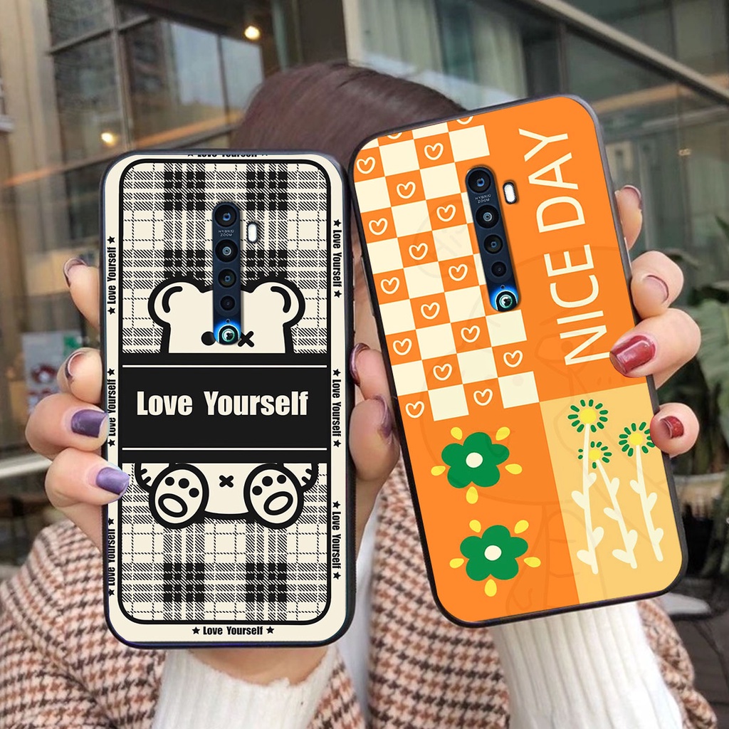 Ốp lưng Oppo RENO 2F happy day, gấu bear dễ thương - BỀN - ĐẸP -BAO GIÁ TOÀN THỊ TRƯỜNG
