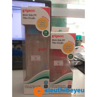 Bình sữa pp tiêu chuẩn của pigeon 120/240ml