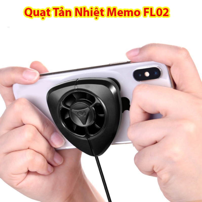 Quạt Tản Nhiệt Sò Lạnh Chơi Game Điện Thoại Giá Rẻ Memo FL02