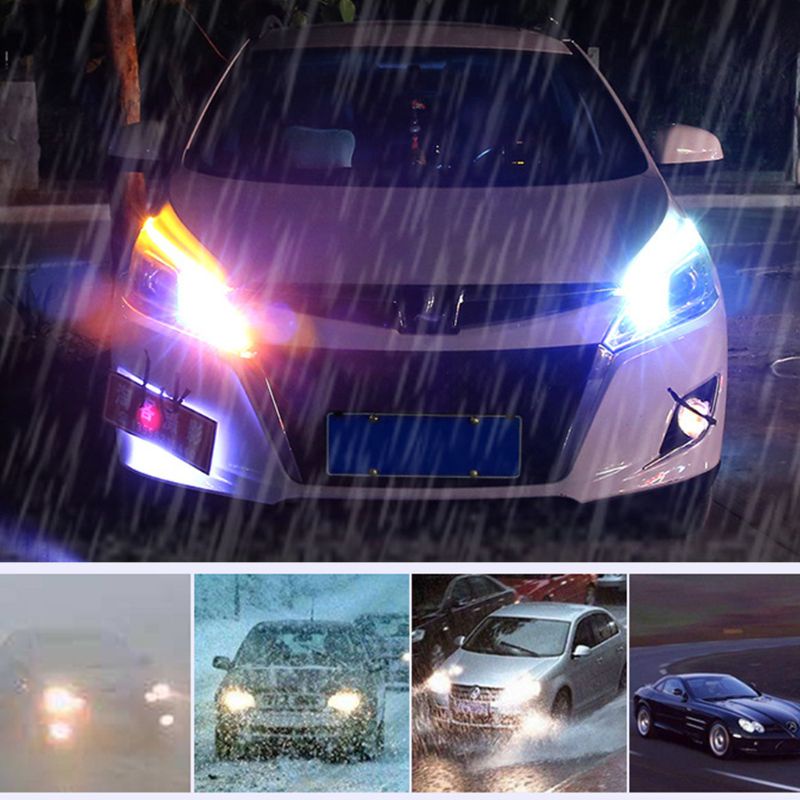 Đèn LED DRL Siêu Mỏng Linh Hoạt Chống Thấm Nước Cho Xe Hơi
