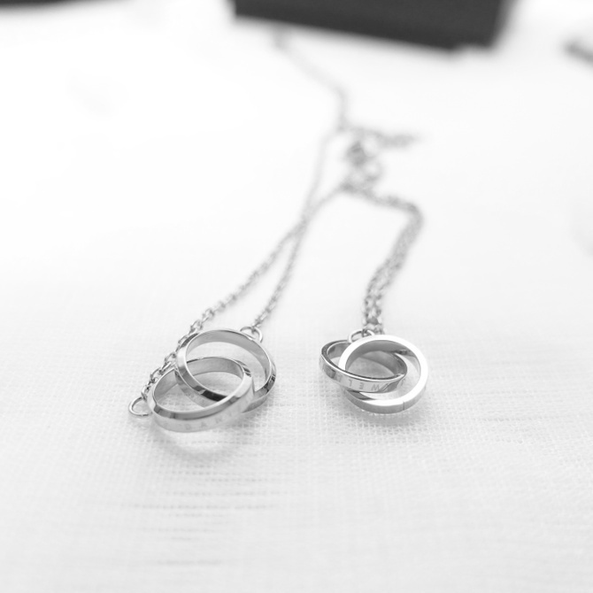 Dây Chuyền Daniel Wellington Elan Unity Necklace Silver DW Chính Hãng - OtisWatch