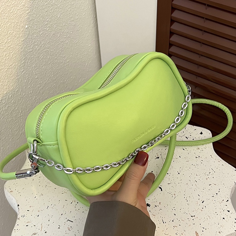 Túi đeo bên vai/ cầm tay IELGY màu trơn thời trang đơn giản dành cho nữ