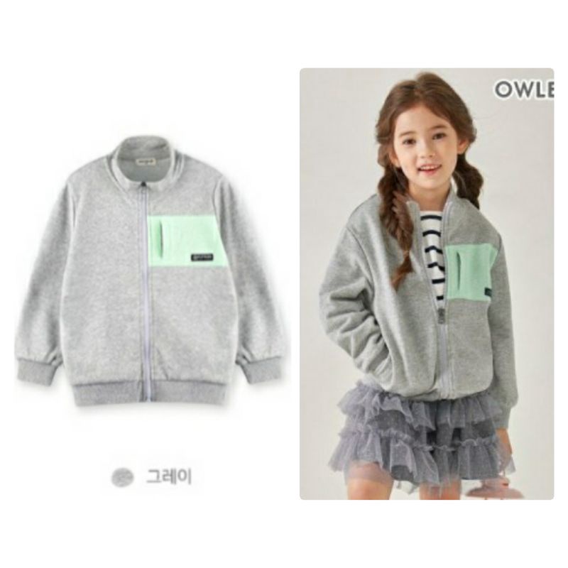(Sz 120,130,140) lỗi - Áo khoác nỉ da cá Owley Barn VN xuất Hàn