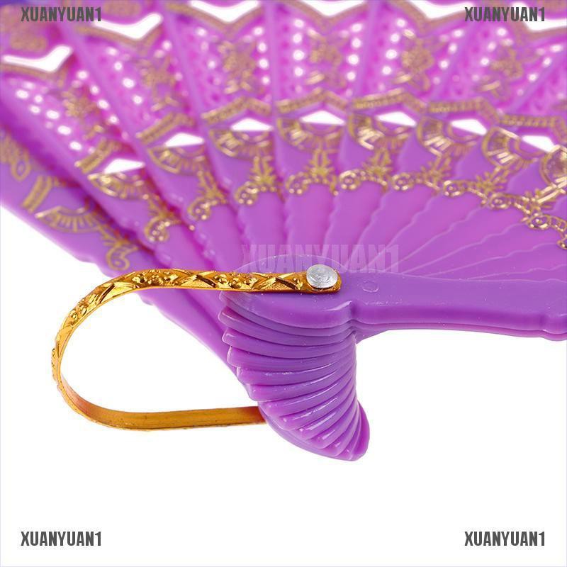 [XUANYUAN1] Quạt Hoa Cầm Tay Phong Cách Dân Tộc Trung Hoa Cho Tiệc Cưới