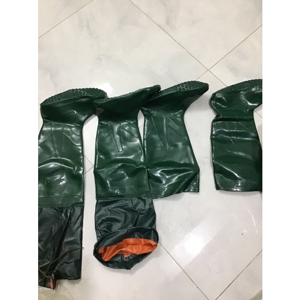 Ủng cấy loại dài 2 lớp, ủng đi mưa, ủng quần bảo hộ lao động Hoa San