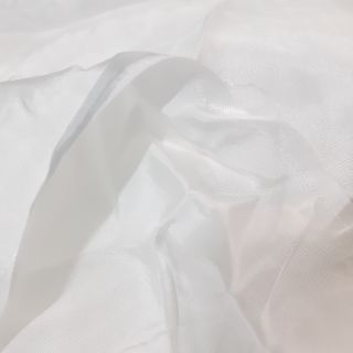 Vải lụa trơn màu trắng
