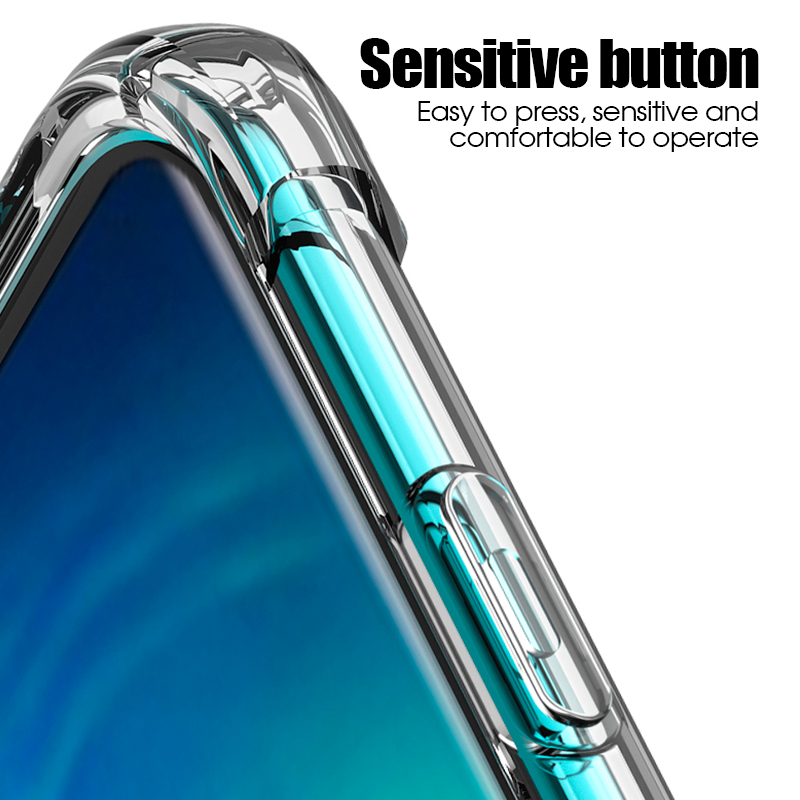 Ốp điện thoại TPU mềm trong suốt cho Samsung Galaxy A10/S A20/S A30/S A50/S A7 18 A31 A51 A71 A11 M11 A21S A12 J2 J7 Pr