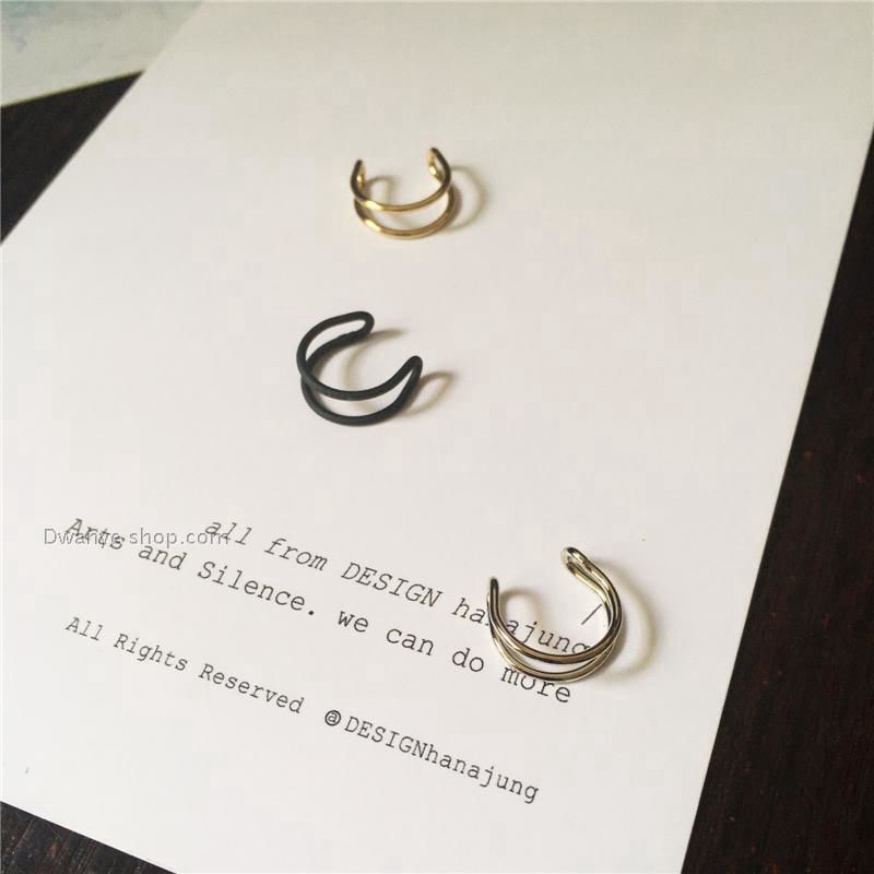 Bông tai tròn phong cách punk đơn giản cá tính