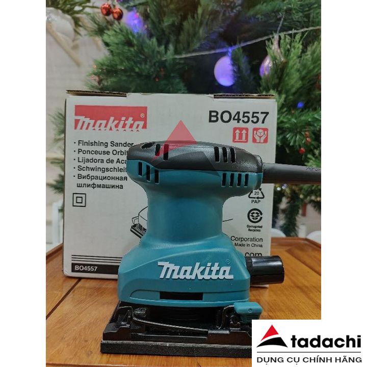 Máy chà nhám băng 114x140mm dùng điện 180W Makita BO4557 | Tadachi