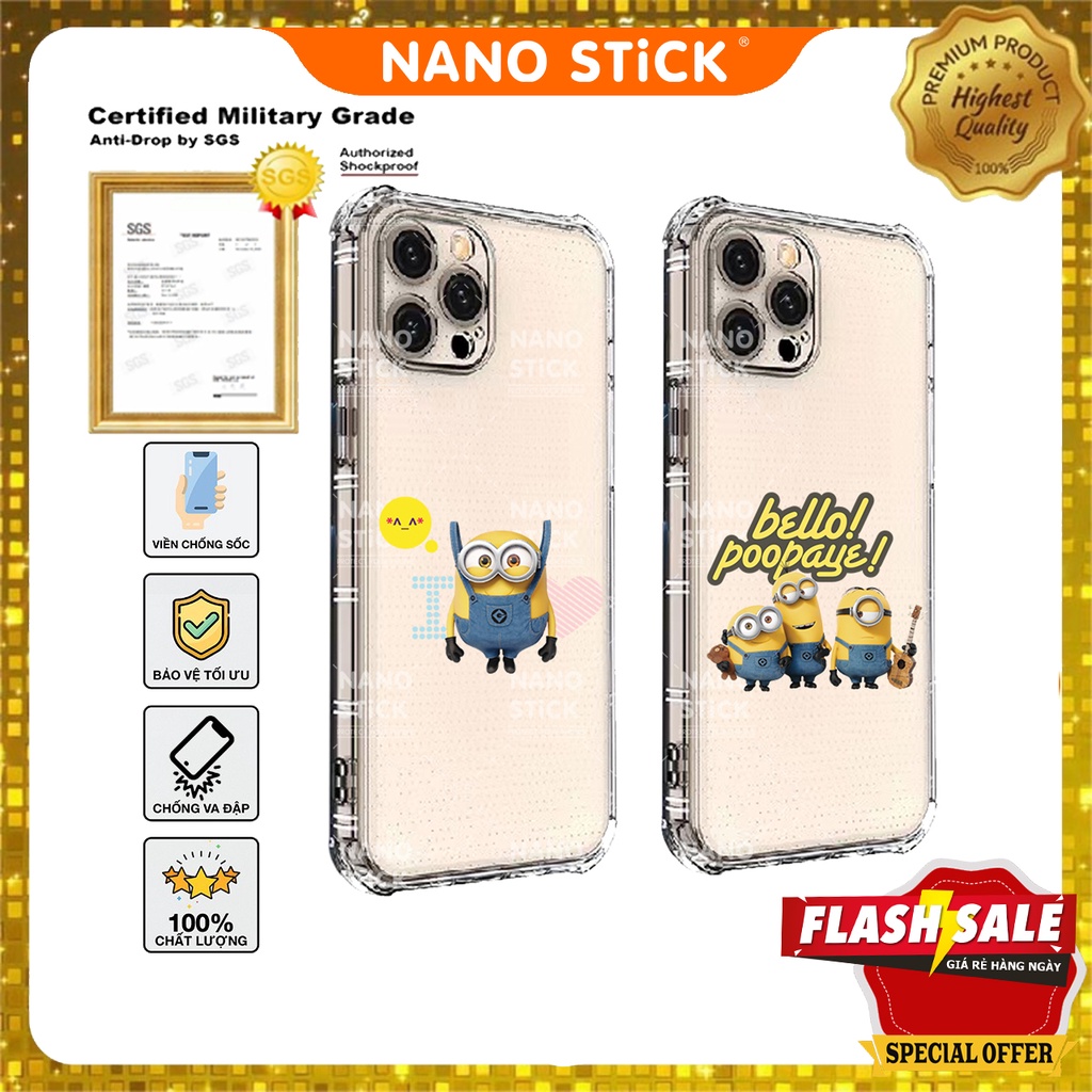 Ốp lưng iPhone 12 pro max, 12 pro, 12, 11 pro max, 11 pro, 11, X,XS, XS max, 7 plus, 7, 6s plus, 6s_ ốp iphone chống sốc