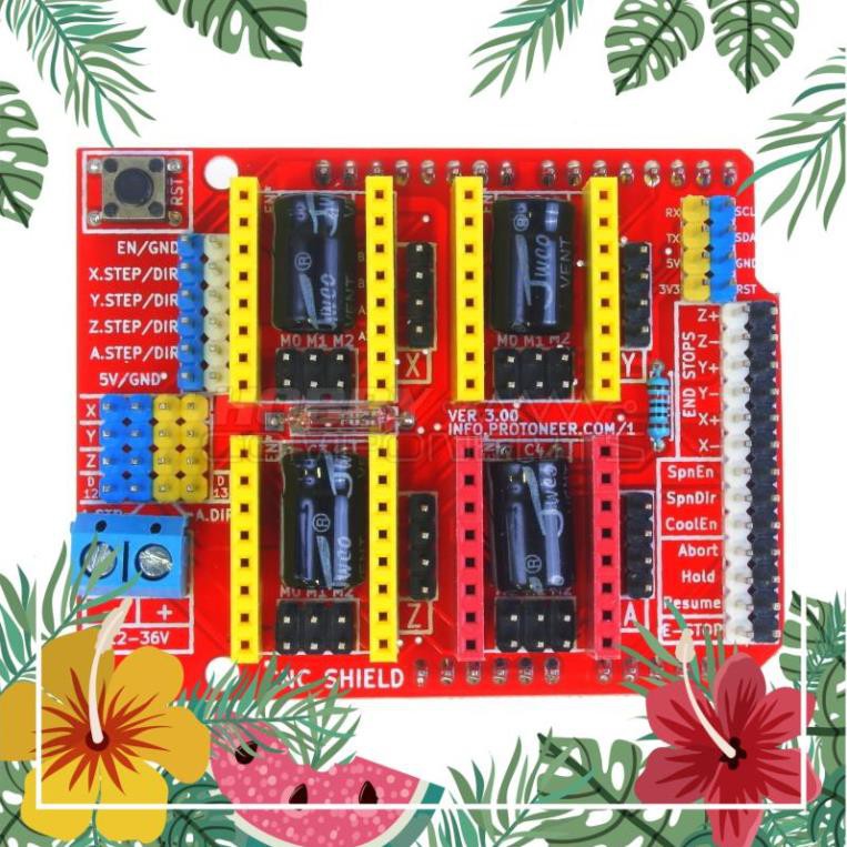 Giá sốc Mạch Điều Khiển CNC Shield V3