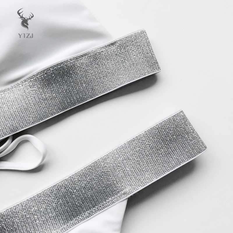 Bộ Đồ Bơi Bikini Lưng Cao Màu Trơn Có Đệm Nâng Ngực Cho Nữ | BigBuy360 - bigbuy360.vn