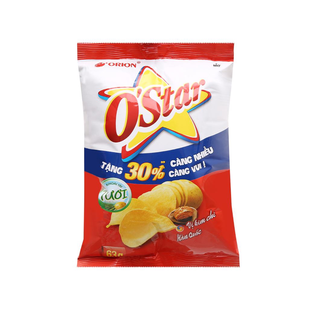Snack bim bim Orion cỡ 63g các vị