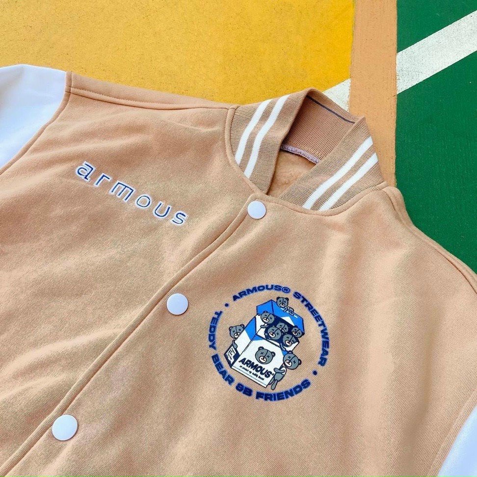 Áo khoác nỉ Cardigan ARMOUS form rộng Áo nỉ Cardigan bomber jacket ulzzang Cá Tính Unisex AKN19 Life Unisex | BigBuy360 - bigbuy360.vn