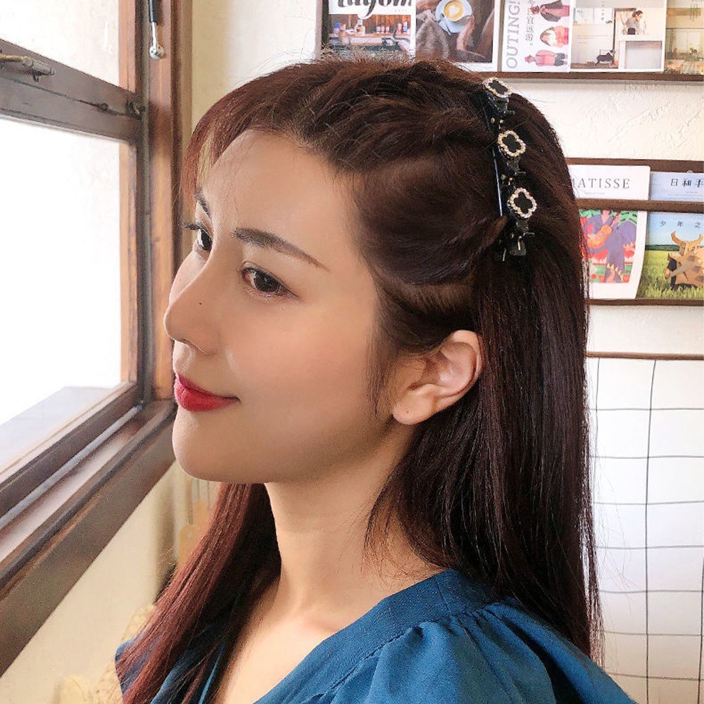 Kẹp Tóc Bện Hình Hoa Mẫu Mới Tiện Lợi Dành Cho Nữ