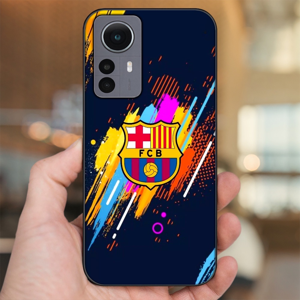 Ốp lưng Xiaomi 12 viền đen in hình Barcelona Barca