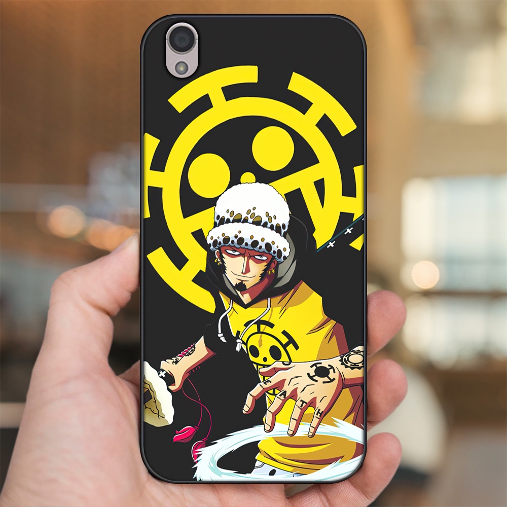 Ốp lưng Oppo A37 Neo 9, F1 Plus viền đen in hình Law One Piece