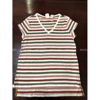 Áo Linen C&C Sọc Tứ Sắc - 3143