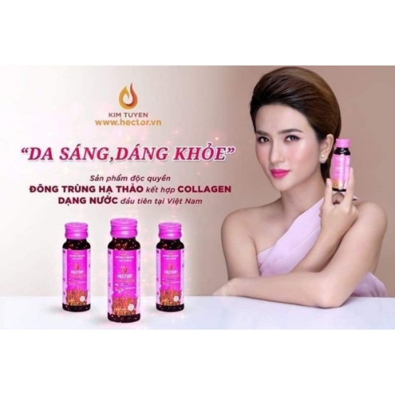 (CHÍNH HÃNG )HECTOR COLLAGEN đông trùng hạ thảo (Hộp 10 chai ) | BigBuy360 - bigbuy360.vn