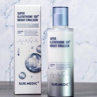 Sữa Dưỡng Trắng SUR.MEDIC Super Glutathione 100 Bright Emulsion