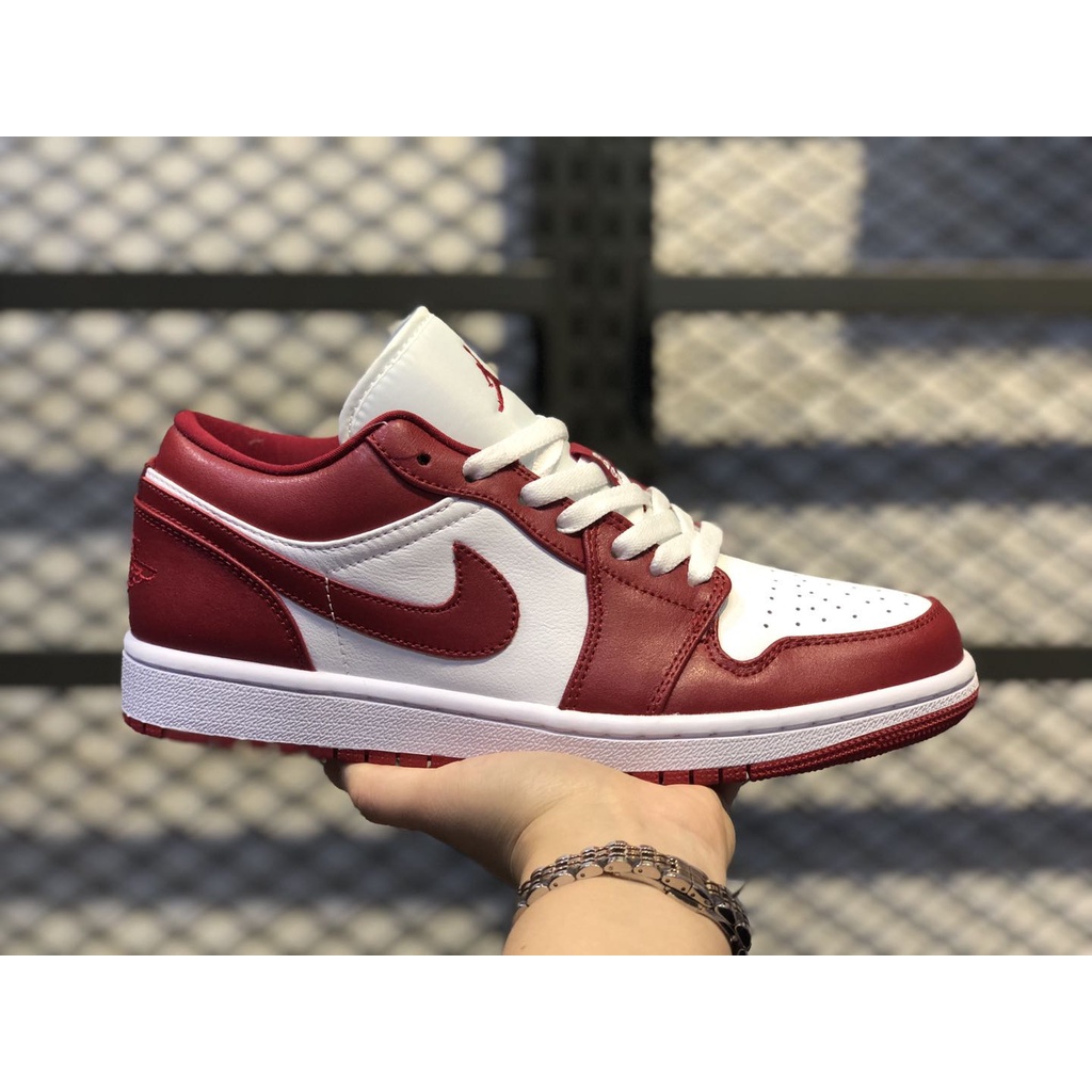 [Hot Trend] Giày thể thao Sneaker nam nữ Jordan 1 Low trắng đỏ cực hot, JD 1 Cổ Thấp Full BOX+BILL [Tặng kèm BOX Bảo vệ] | BigBuy360 - bigbuy360.vn