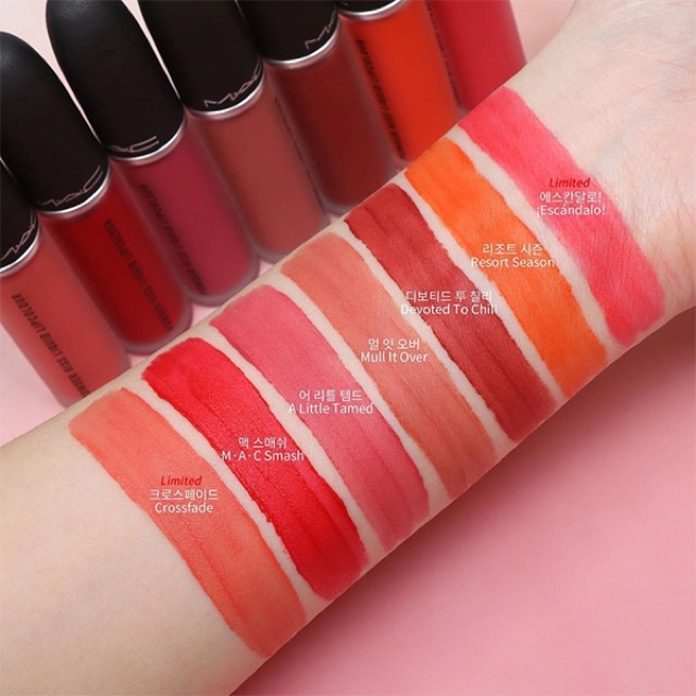 (HOT) Son kem lì mịn MAC Powder Kiss Liquid Lipcolour