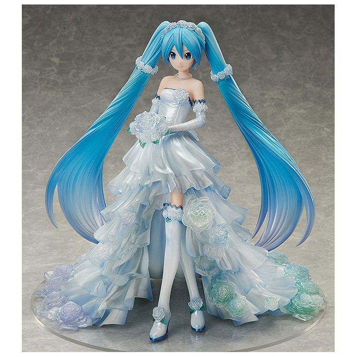 GIÁ LIÊN HỆ Mô hình chính hãng PVC Scale FREEing Hatsune Miku Wedding Dress ver có sẵn