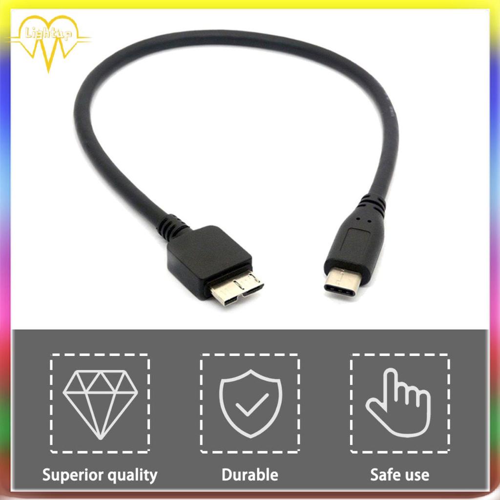 Dây Cáp Chuyển Đổi Usb C Sang Micro Usb Type C Cho Ổ Cứng Wd My Passport Hdd