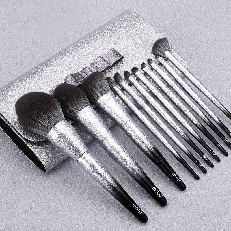 Bộ Cọ Trang Điểm MSQ 11 Cây Màu Xám