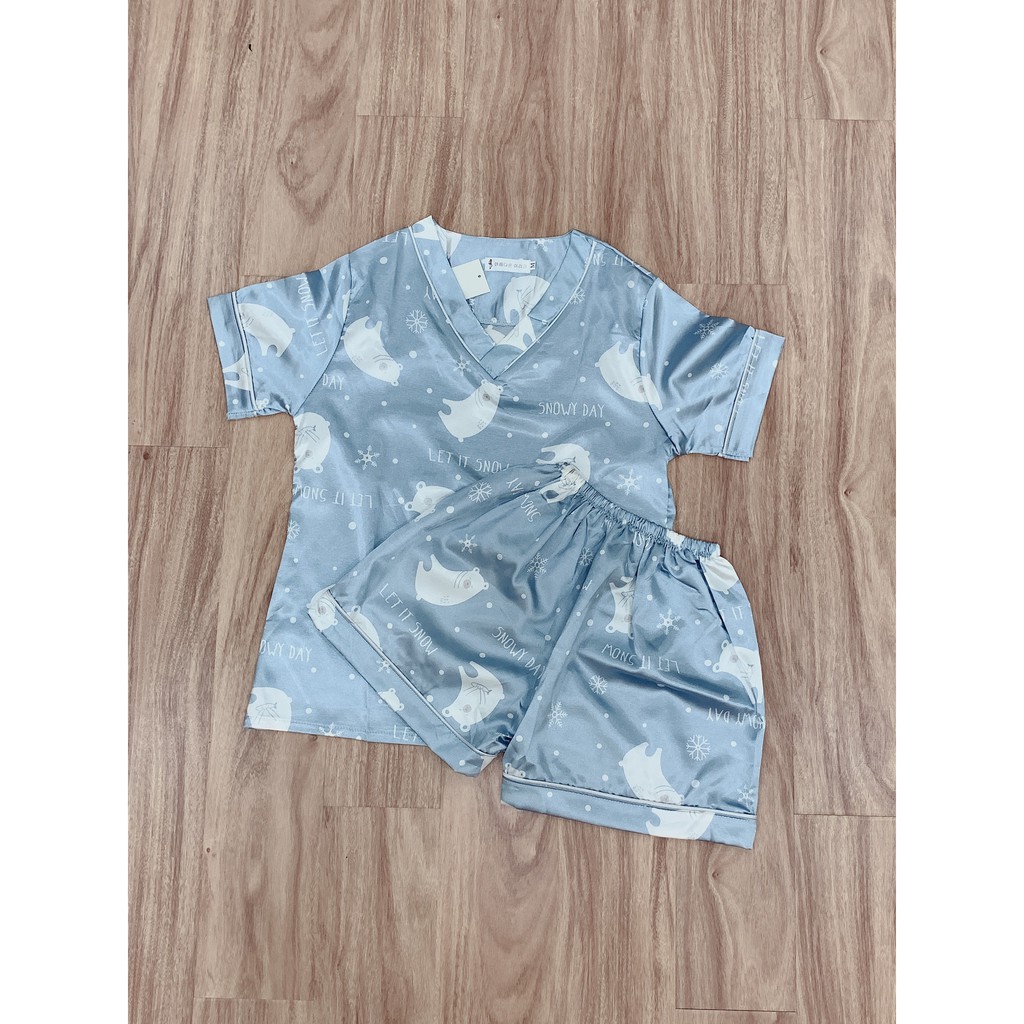 [ ẢNH THẬT ]ĐỒ NGỦ NỮ LỤA HỌA TIẾT DỄ THƯƠNG | BigBuy360 - bigbuy360.vn