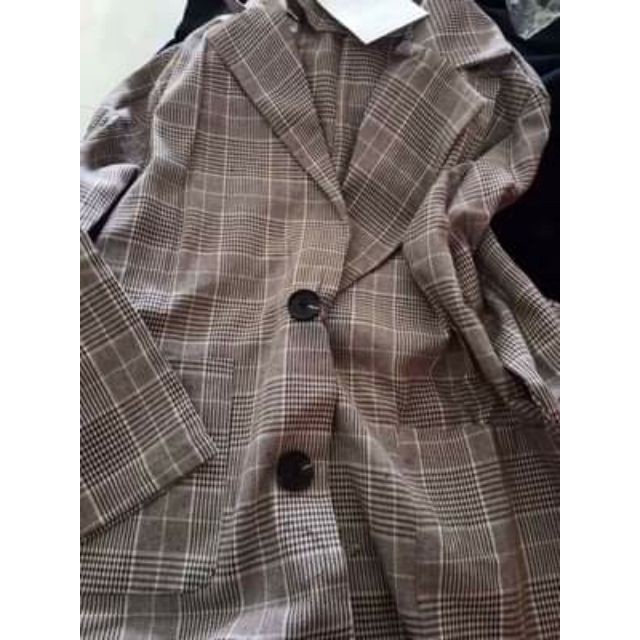 Áo khoác thời trang, Áo khoác blazer kẻ sọc mỏng ulzzang mặc là sang | BigBuy360 - bigbuy360.vn