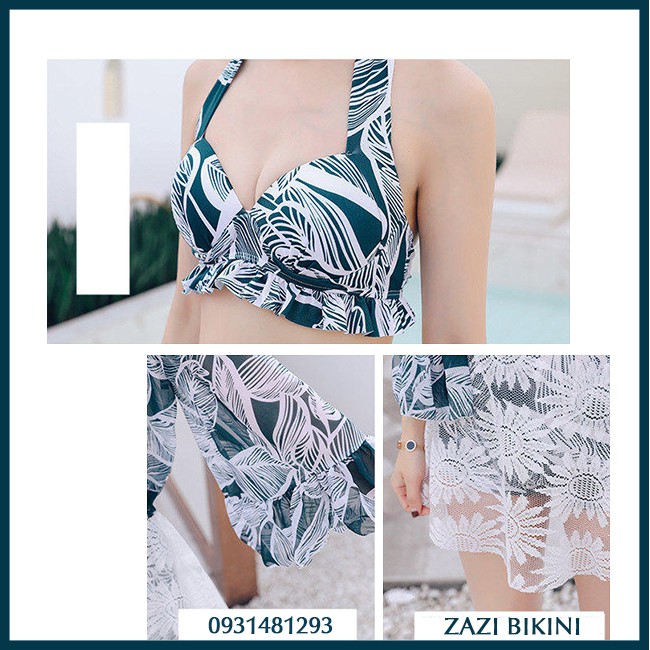 Áo Tắm Nữ Hàn Quốc 3 Mảnh Gợi Cảm Mà Kín Đáo ZB314 | BigBuy360 - bigbuy360.vn