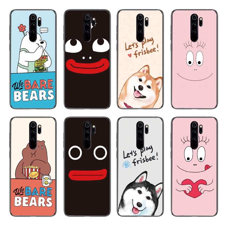 Ốp lưng TPU hình con gấu cho Xiaomi Redmi Note 8 Pro / Note 7 Pro