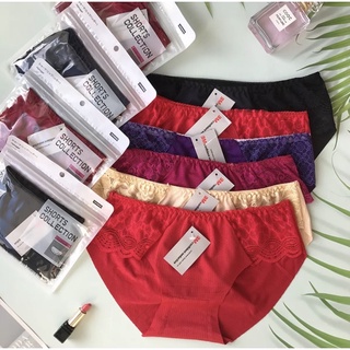 10 quần lót su phối ren cao cấp túi zip xuất nhật