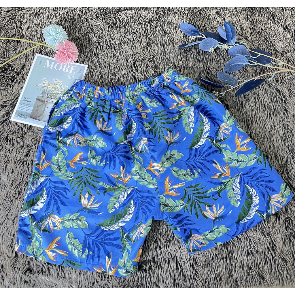 Quần Đùi Mặc Đi Biển Unisex, Short Mặc Nhà Đi Chơi Với Nhiều Họa Tiết Sắc Nét (D1+)