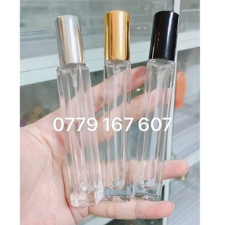 VỎ CHAI CHIẾT NƯỚC HOA VUÔNG CAO 10ml