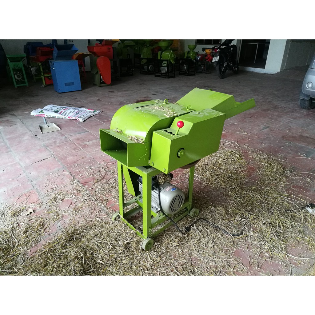Máy băm có đa năng Băm cỏ voi - Cỏ Sả - Thân cây ngô - Mía - Bã mía - Băm rơm rạ Thép buồn băm dày - Dao băm nhiệt luyện