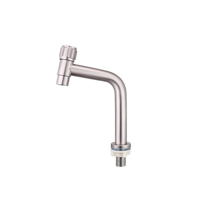 Vòi Nước Đơn Bằng Thép Không Gỉ SUS304 Cho Bồn Rửa Nhà Tắm