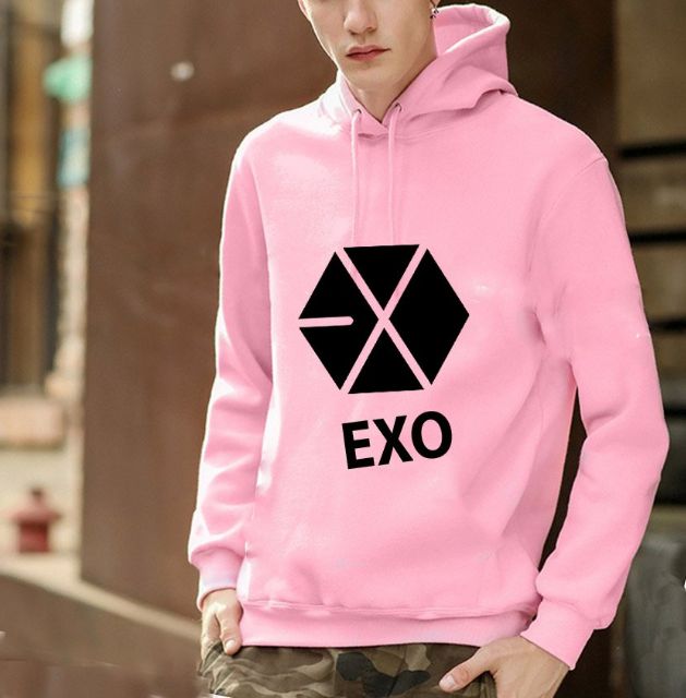 [CÓ ẢNH THẬT]Áo hoodie EXO nam nữ đều mặc được