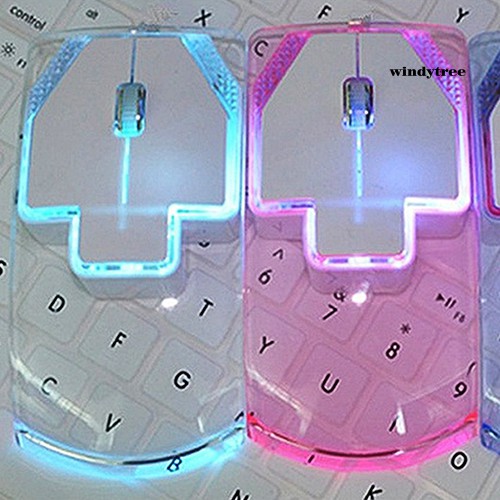 Chuột Quang Không Dây 2.4GHz Trong Suốt Siêu Độc Đáo