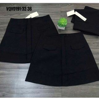 Quần váy big size phối túi