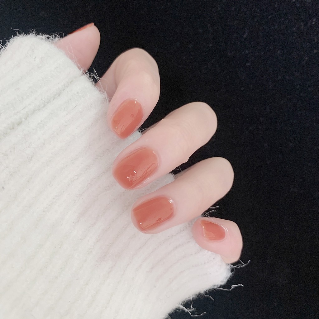 YADORNOS Bộ 24 Móng Tay Giả Kèm Keo Dán Tiện Lợi