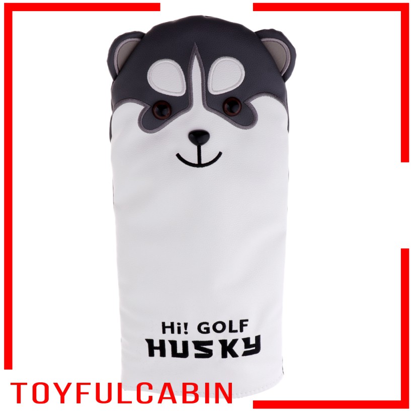 Vỏ Bọc Đầu Gậy Đánh Golf Bằng Gỗ In Họa Tiết Chú Chó Dễ Thương