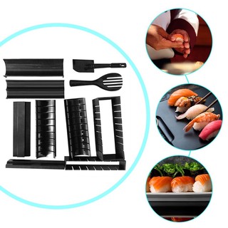 Khuôn làm sushi /Bộ Dụng Cụ Làm Sushi 10 Món Chế Biến Món Sushi tại nhà