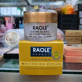 Kem dưỡng trắng da, chống nắng Raole 12g