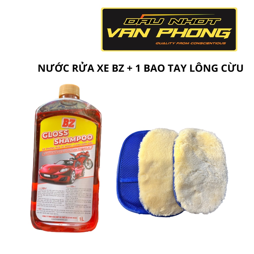NƯỚC RỬA XE BZ CHAI 1 LÍT